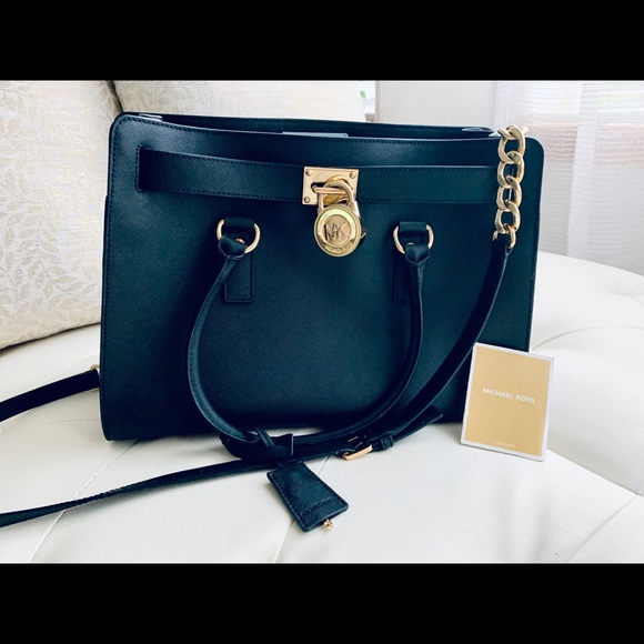 Michael Kors Handbags - NWT Michael Kors Leather Hamilton satchel purse